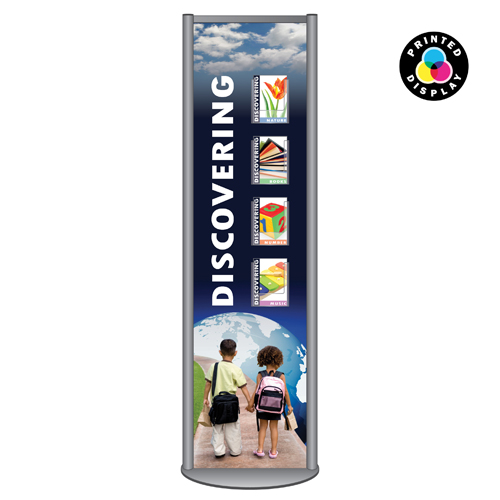 Printed sign stand with A5P brochure holders